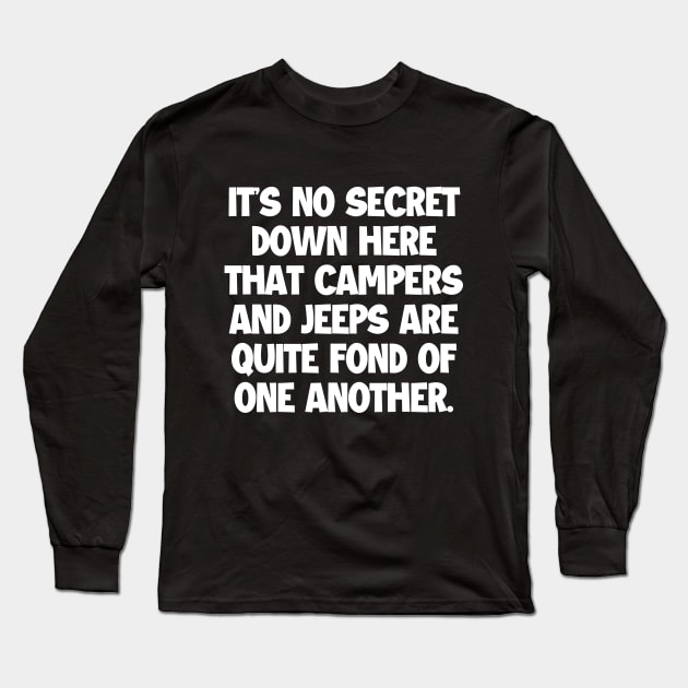 Camp and jeep on! Long Sleeve T-Shirt by mksjr